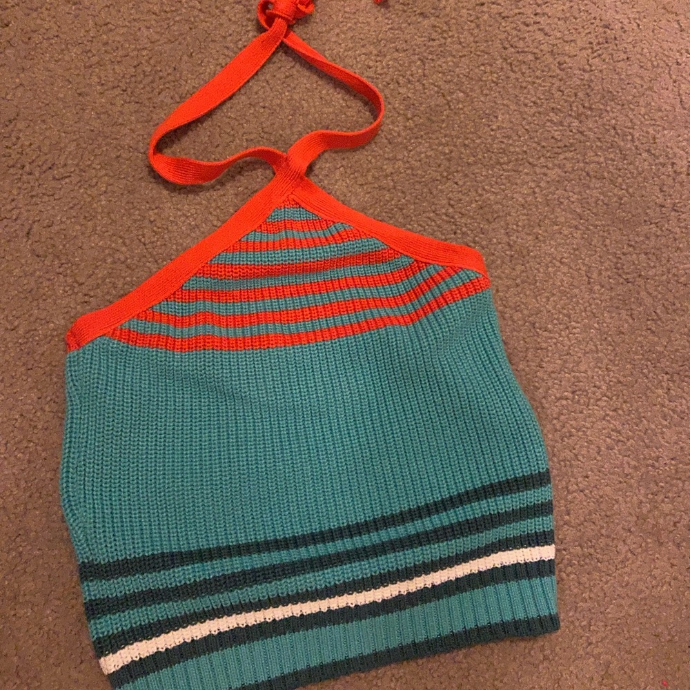 Zara knit halter top